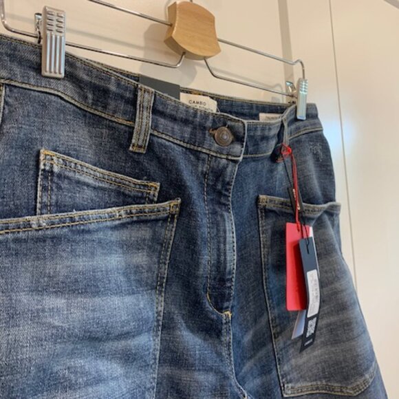 Cambio Ocean Barrel Wide Leg Jeans - Picture 5 of 15
